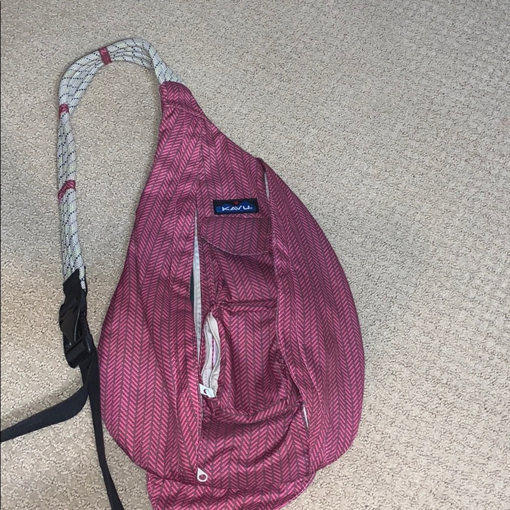 Pink and Green Kavu Bag! Never used!